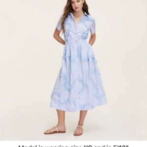 One day sale! Price will go back up tomorrow. Blue Striped Dress